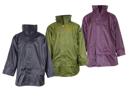 Kids Stormguard Packaway Waterproof Jacket-Purple